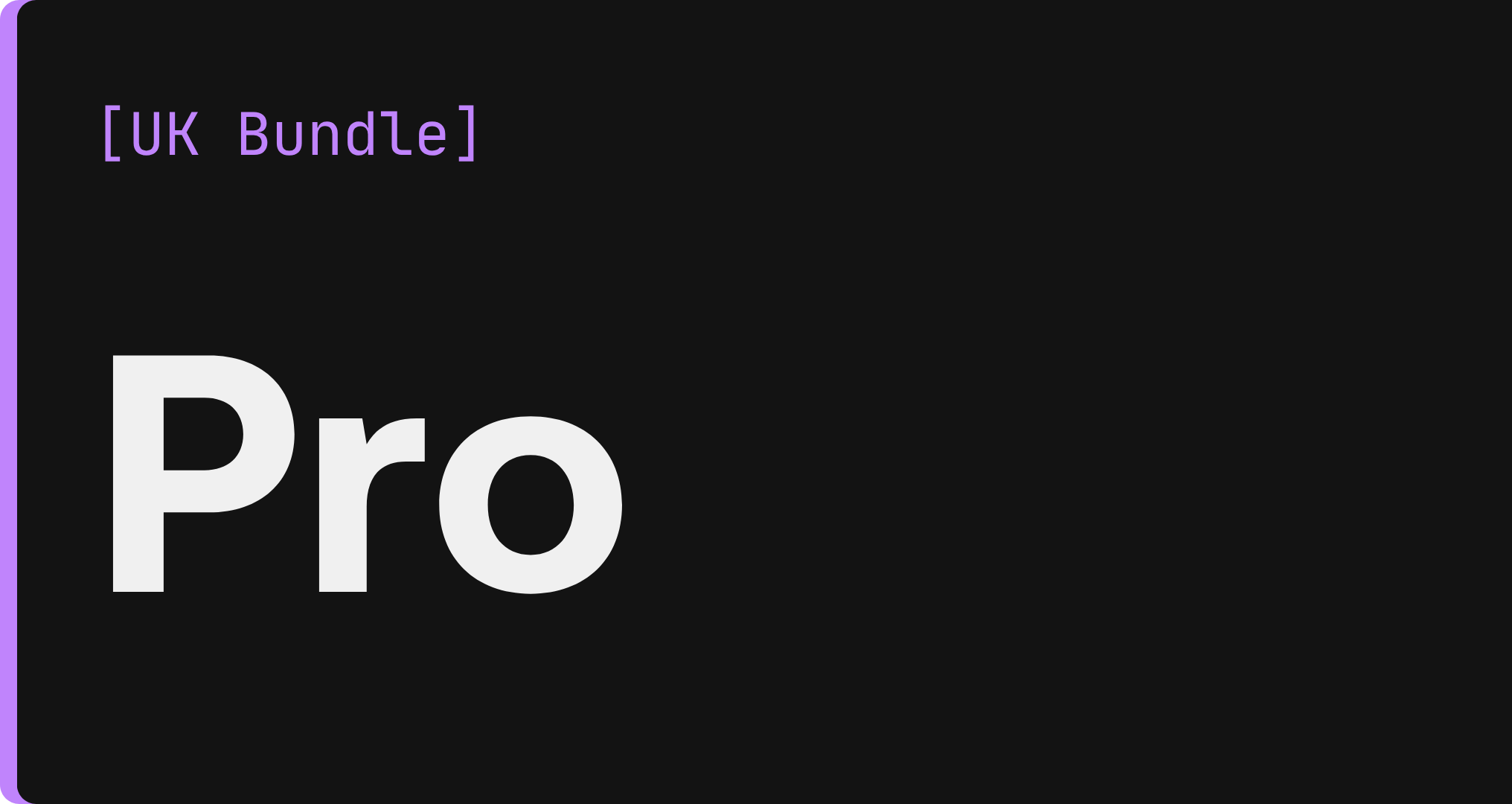 Pro Bundle UK