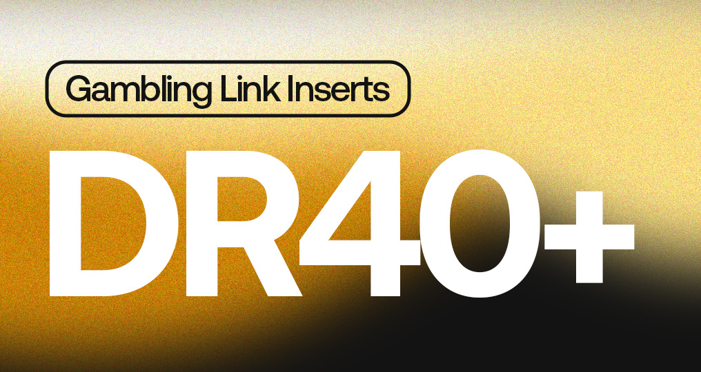 DR 40+ Gambling Link Insertion