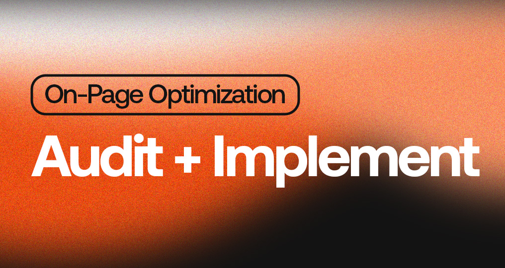 On-Page Optimization with Implementation