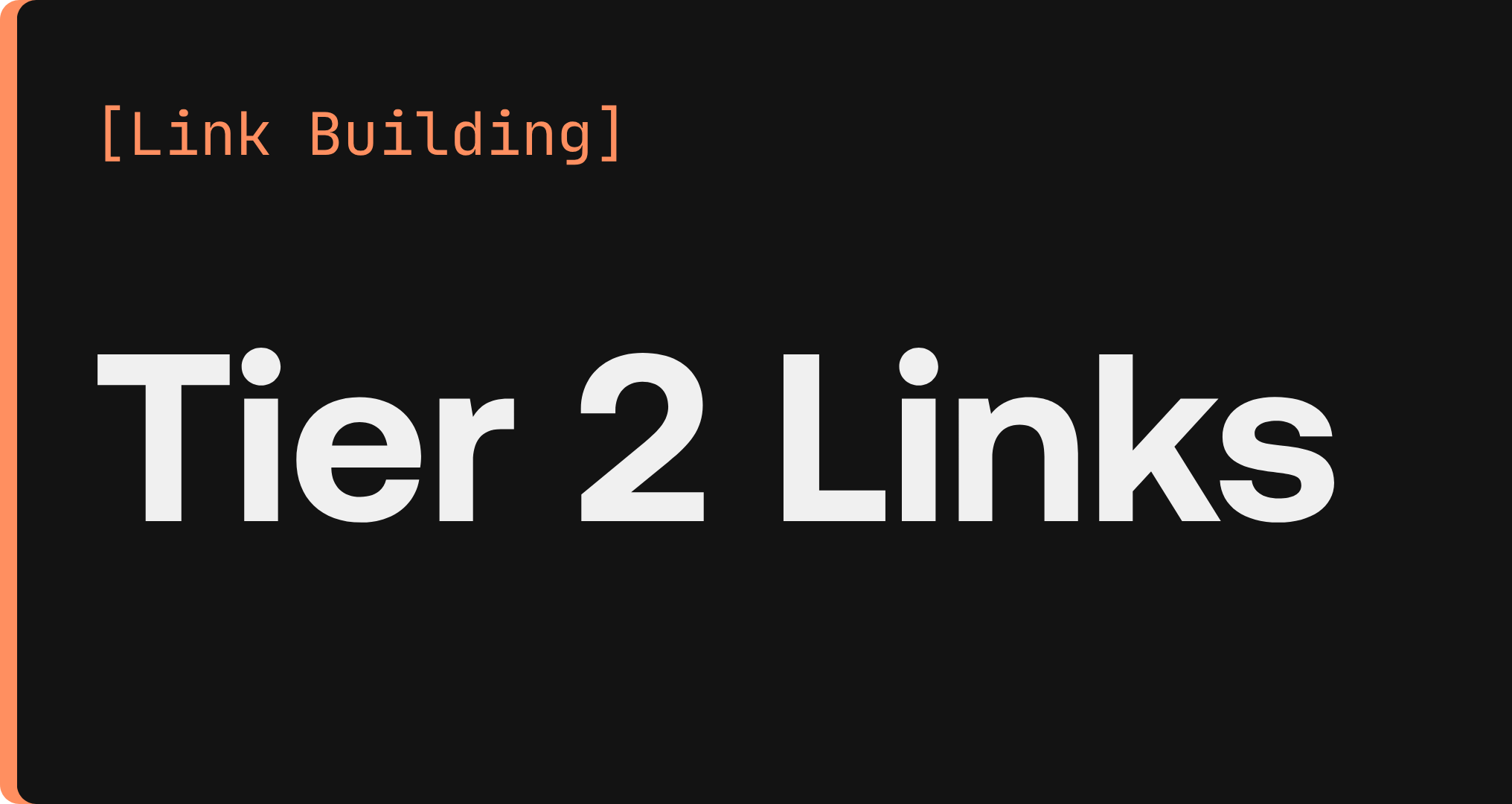 Tiered Links