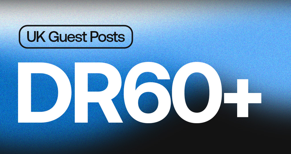 DR 60+ UK Guest Post